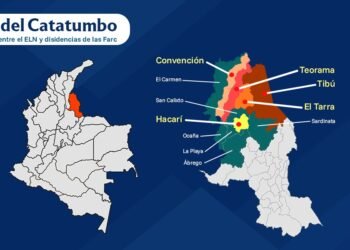 Los enfrentamientos entre el ELN y las disidencias de las Farc en el Catatumbo, han originado el desplazamiento de varias comunidades. La población civil está confinada en sus casas.