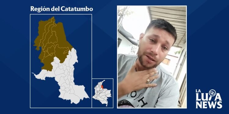 Excombatiente Dairo Abril clama por su padre, José del Carmen Abril, amenazado en el Catatumbo, en medio de una arremetida violenta entre el ELN y las disidencias de las Farc.
