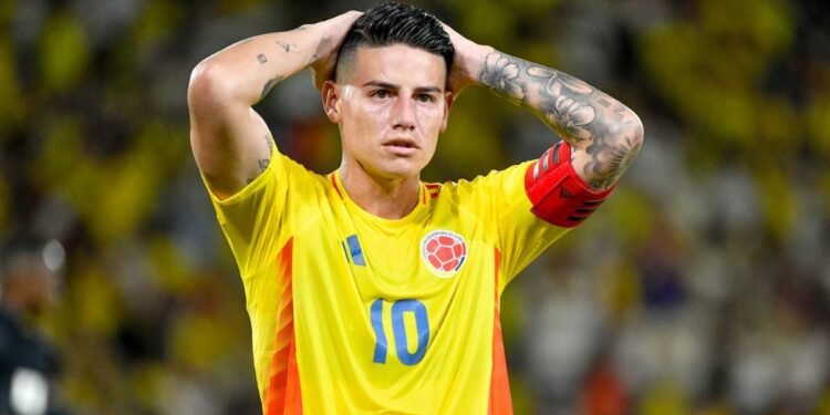 James Rodríguez, capitán de la Selección Colombia y posible fichaje del Junior. Foto tomada de la cuenta de X: @jamesdrodriguez