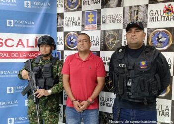 Joan Sebastián Rodríguez, funcionario de la UNP fue capturado en Medellín por alianzas con las disidencias de las Farc.