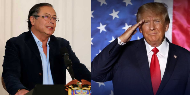 El presidente Gustavo Petro respondió al mensaje que envió su homólogo de Estados Unidos, Donald Trump, sobre el retiro de visas y a todos los funcionarios del gobierno colombiano