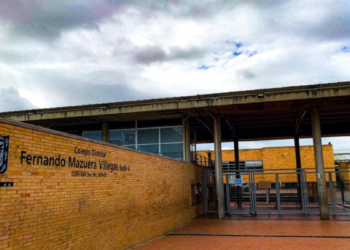 Riña en colegio distrital