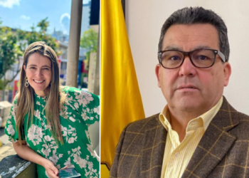 Paloma Valencia y Jaime Dussán