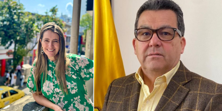 Paloma Valencia y Jaime Dussán