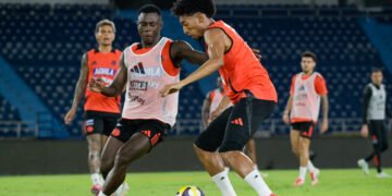 Entrenamiento de la selección Colombia de Mayores - 24 de marzo