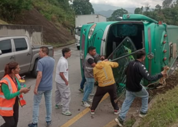 Accidente bus pasajeros