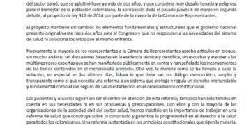 Exministros expresan preocupación al Congreso por reforma a la salud: “Los pacientes siguen sin ser el centro de atención”