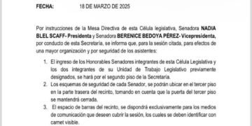 Anuncian medidas de seguridad en el Congreso por debate de la reforma laboral