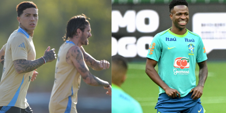 Argentina-Uruguay y Brasil-Colombia