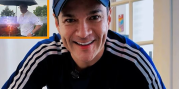 Tremendo susto: Juan Diego Avira casi es impactado por un rayo durante grabación en Medellín
