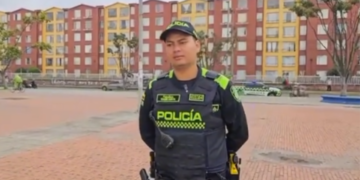 Habla policía que salvó a mujer de ahogarse en humedal Juan Amarillo: "Pensé en mi abuela"