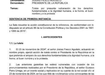 Presidente Petro, a disculparse con la oposición
