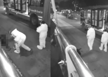 Hombre muere atropellado por un Transmilenio tras hurtar un celular