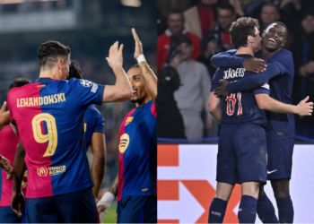 Barcelona y PSG ganan los duelos restantes de cuartos de final de Champions