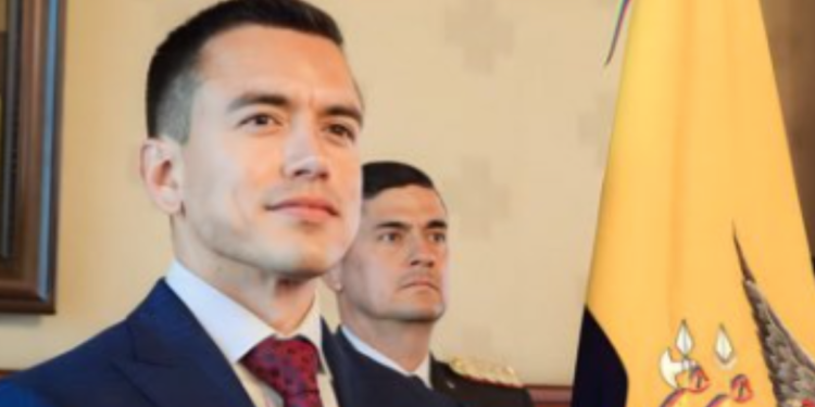 Daniel Noboa fue reelegido presidente del Ecuador para el periodo 2025 - 2029