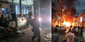 La explosión, ocurrida frente a la estación de Policía de La Plata, Huila, durante las celebraciones del Jueves Santo, dejó un saldo lamentable.