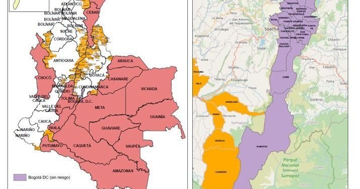 Autoridades de Bogotá piden a viajeros que se vacunen contra la fiebre amarilla