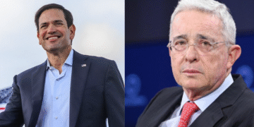 Álvaro Uribe se reunió en Washington con el secretario de Estado de EE.UU., Marco Rubio