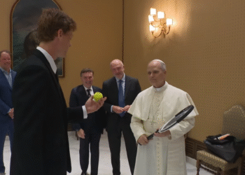 Papa reunión con Jannik Sinner