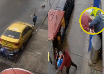 Video captó a taxista cuando apuñala a hombre por golpear su carro en Bogotá: lo dejaron libre