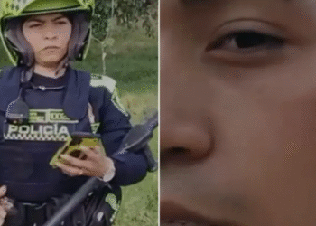 Suspenden por 10 años a patrullera que golpeó con su bolillo a un ciudadano en la cara, en Bogotá