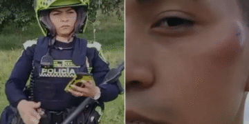 Suspenden por 10 años a patrullera que golpeó con su bolillo a un ciudadano en la cara, en Bogotá