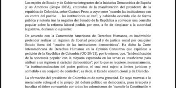Expresidentes de Iberoamérica cuestionan el decretazo que Petro amenaza con expedir