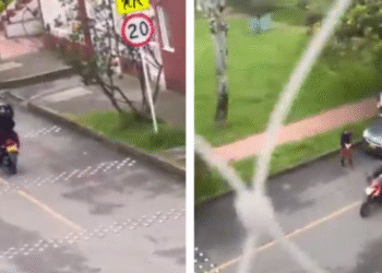 Balacera en Bogotá: ladrones iban a robar a una pareja y esta al parecer se defendió
