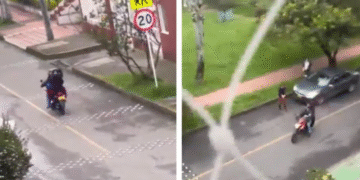 Balacera en Bogotá: ladrones iban a robar a una pareja y esta al parecer se defendió