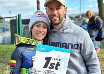 La Reina del BMX corre la carrera más importante de su vida: será mamá