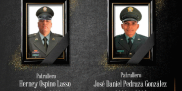 Asesinan a dos policías en hostigamientos en Río de oro, Cesar