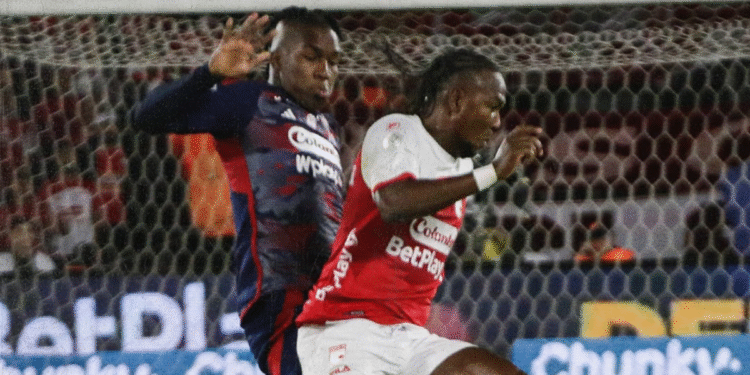 Santa Fe y Medellín igualaron sin goles en la ida de la final de la Liga BetPlay 2025-I