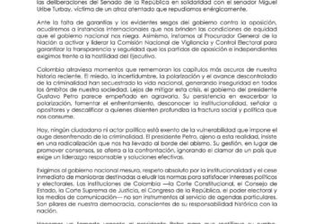 No hay garantías para ningún partido ni para ningún candidato: partidos de oposición e independientes