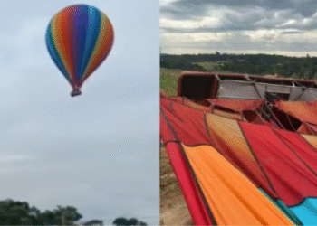 Tragedia en Brasil: embarazada murió al caer de globo aerostático