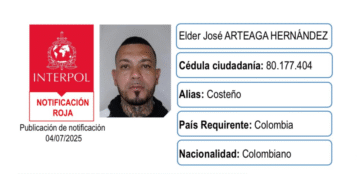Interpol emitió circular roja contra ‘El Costeño’, cerebro del ataque a Miguel Uribe Turbay