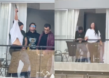 Ya fue identificada la mujer que disparó al aire desde un balcón en Bogotá