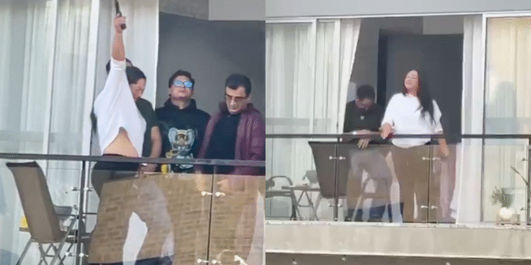 Ya fue identificada la mujer que disparó al aire desde un balcón en Bogotá