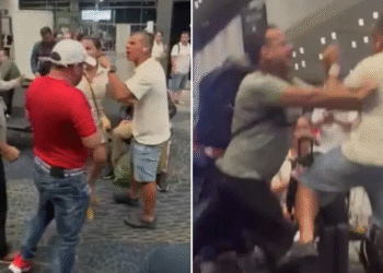 Agresión a mujer en Aeropuerto El Dorado por hecho de intolerancia quedó registrada en video