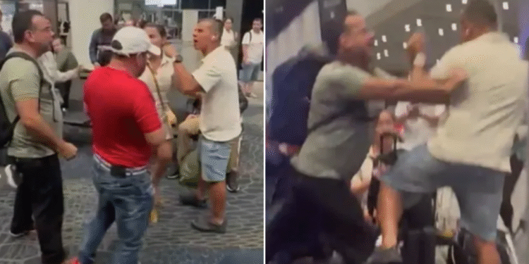 Agresión a mujer en Aeropuerto El Dorado por hecho de intolerancia quedó registrada en video