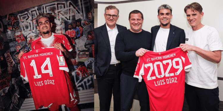 Oficial: Luis Díaz es nuevo jugador del Bayern Múnich y firma hasta 2029