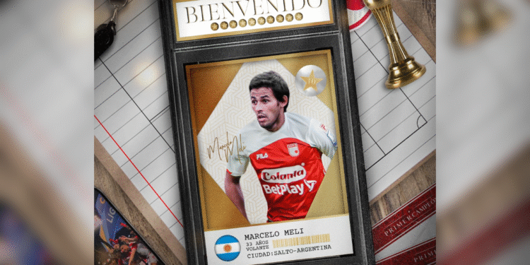 Santa Fe anuncia a Marcelo Meli como nuevo jugador para el segundo semestre de 2025