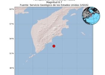 Potente terremoto en Rusia: el más fuerte en el mundo desde 2011