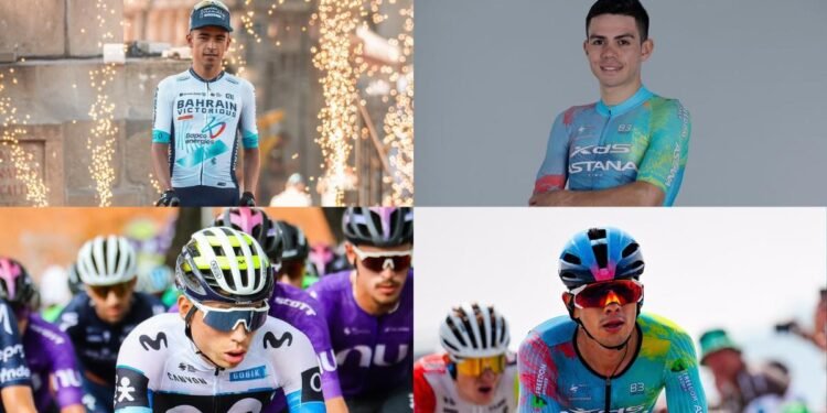 Ciclistas colombianos en el Tour de Francia