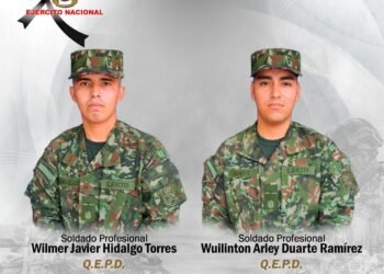 Dos soldados asesinados en atentado del Clan del Golfo en Antioquia