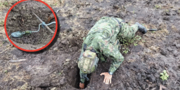 Ejército frustró atentado con explosivos ubicados en cercanías a un colegio, en Nariño