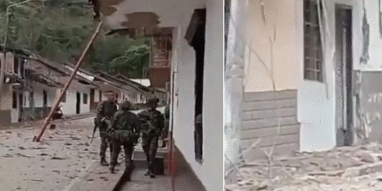 Dos policías y cuatro civiles heridos fue el saldo del ataque armado contra la estación de Policía en La Vega, Cauca