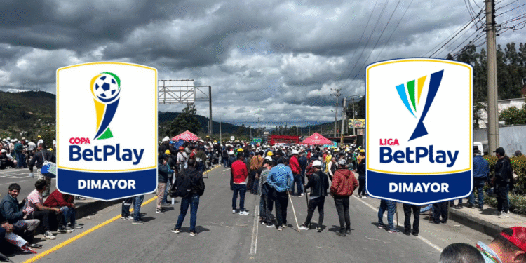 Paro minero en Boyacá obliga a aplazar partidos del fútbol colombiano