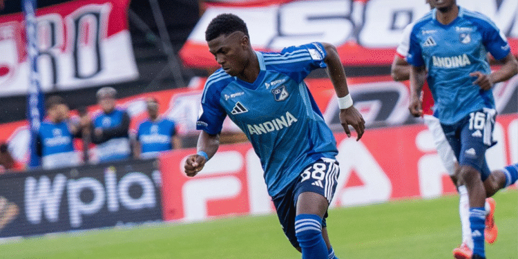 Néyser Villarreal de Millonarios desata polémica por vestir camiseta de acérrimo rival en redes sociales
