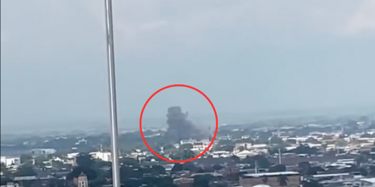 Video inédito del atentado en Cali: ciudadano lo grabó casualmente desde un edificio