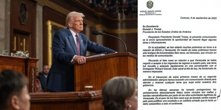 Carta de Maduro a Trump